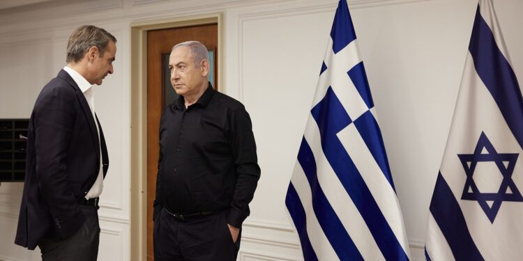 Συνομιλίες Μητσοτάκη και Νετανιάχου στην Ιερουσαλήμ για την Ηλεκτρική Διασύνδεση