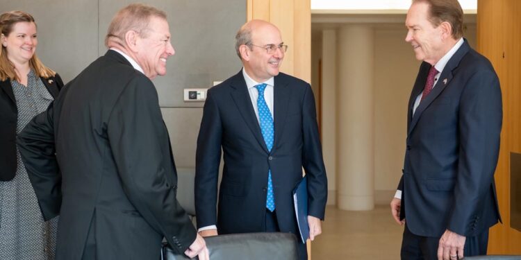 Συνάντηση του Κ. Χατζηδάκη με αντιπροσωπεία του Αμερικανικού Κονγκρέσου