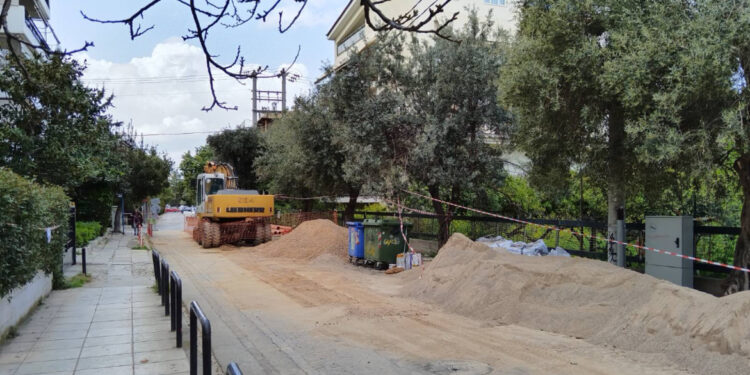 Στην περιοχή του Πολυδρόσου το έργο “Επεκτάσεις και αποκαταστάσεις υφιστάμενων αγωγών ακάθαρτων και ομβρίων”