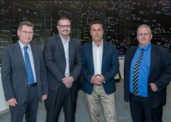 Επίσκεψη του Υπουργού Περιβάλλοντος και Ενέργειας Στ. Παπασταύρου και του Υφυπουργού, Ν. Τσάφου στο Εθνικό Κέντρο Ελέγχου Ενέργειας του ΑΔΜΗΕ