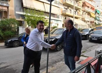 Νίκος Χαρδαλιάς από την Πετρούπολη: Δίνουμε έμφαση στις Δυτικές συνοικίες – Προχωράμε με έργα που αλλάζουν τις γειτονιές μας