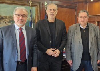 Συνάντηση Δημάρχου Πειραιά Γιάννη Μώραλη με τον Πρόεδρο του Δικηγορικού Συλλόγου Πειραιά Ηλία Κλάππα