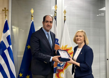 Με την υπουργό Εσωτερικών της Φινλανδίας συναντήθηκε ο Γιάννης Κεφαλογιάννης