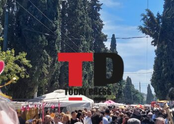 ΠΡΩΤΟΜΑΓΙΑ 2025 Νέα Φιλαδέλφεια: Κοσμοσυρροή στη Λεωφόρο Δεκελείας – ξεκίνησε η εμποροπανήγυρις