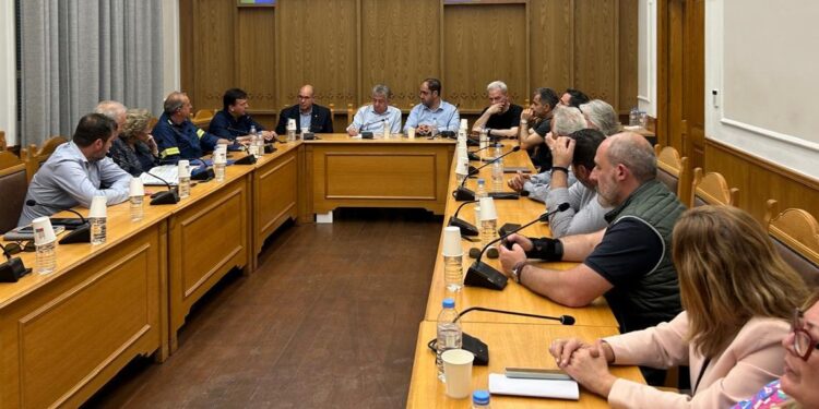 Στο Ηράκλειο ο Υπουργός Κλιματικής Κρίσης και Πολιτικής Προστασίας, Γιάννης Κεφαλογιάννης