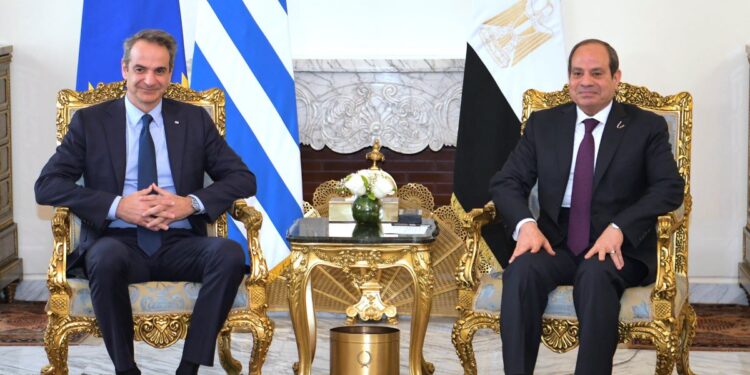 Τηλεφωνική επικοινωνία του Πρωθυπουργού Κυριάκου Μητσοτάκη με τον Πρόεδρο της Αιγύπτου Abdel Fattah El-Sisi