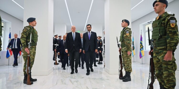 Ν. Δένδιας - Sultan B. A. Al Jaber: Συμφωνία για την περαιτέρω ενίσχυση των αμυντικών οικοσυστημάτων