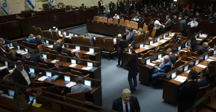 Ισραήλ: Το κοινοβούλιο απέρριψε σχέδιο νόμου της αντιπολίτευσης που θα οδηγούσε σε πρόωρες εκλογές