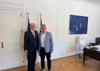 Συνάντηση με τον Αντιπρόεδρο της Κυβέρνησης Κ. Χατζηδάκη πραγματοποίησε ο Π. Μανούρης