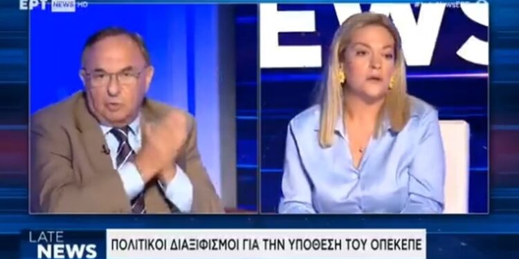 «Ήρωας είναι ο σύζυγος σας» – Χαμός στο πλατό της ΕΡΤ. Έβγαλε ανακοίνωση το ΠΑΣΟΚ- video