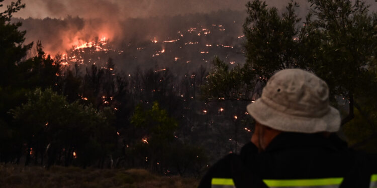 Ωρωπός: Βελτιωμένη η εικόνα από τη μεγάλη φωτιά – Σε πλήρη εξέλιξη το νότιο μέτωπο-Αγωνία για τους ανέμους