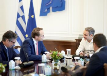 Συνάντηση Κ. Μητσοτάκη με M. Krebber – Στο επίκεντρο οι επενδυτικές ευκαιρίες που παρουσιάζονται στη χώρα μας