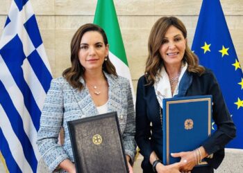 Πρωτόκολλο τουριστικής συνεργασίας με την Ιταλίδα ομόλογό της υπέγραψε, η Υπουργός Τουρισμού Όλγα Κεφαλογιάννη