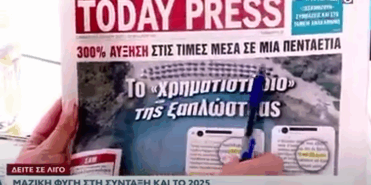 Ξαπλώστρες: Το πρωτοσέλιδο της Today Press άναψε τα αίματα στο πρωινό του OPEN