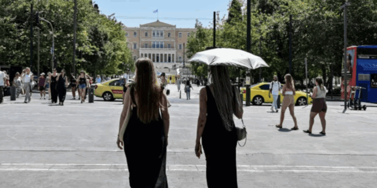 Συνεχίζεται το κύμα καύσωνα – Στους 42 βαθμούς η θερμοκρασία στην Αθήνα