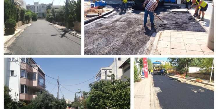 Ασφαλτοστρώσεων συνέχεια στο Δήμο Αμαρουσίου
