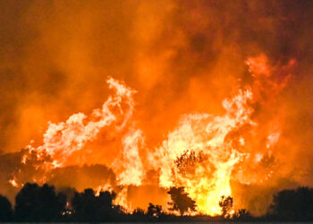 Μαίνεται η φωτιά στην Αχαϊα: Επιχείρηση της ΕΛ.ΑΣ. για απομάκρυνση κατοίκων