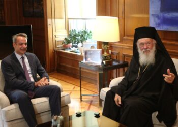 Κυρ. Μητσοτάκης κατά την συνάντηση με τον Αρχιεπίσκοπο: “Εξαιρετικό επίπεδο συνεργασίας μεταξύ Πολιτείας και Εκκλησίας της Ελλάδος” (vid)