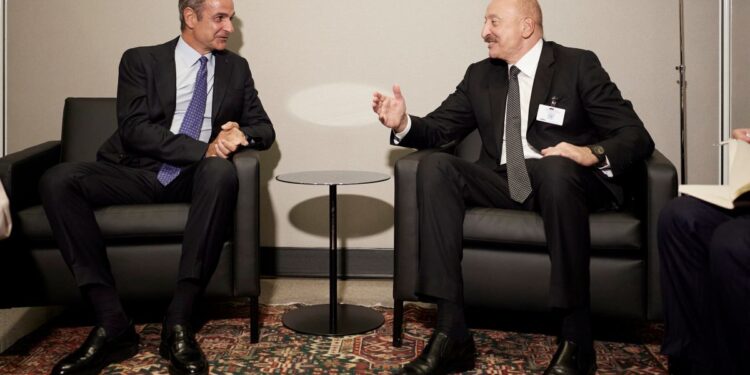 Συνάντηση Μητσοτάκη – Aliyev στη Νέα Υόρκη: Στο επίκεντρο η ενεργειακή συνεργασία των δύο χωρών