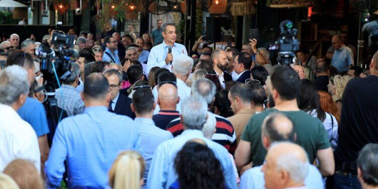 Αυτή την ώρα η ομιλία Μητσοτάκη στο Χαϊδάρι