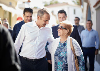 Μητσοτάκης από τη Λήμνο: Αναλάβαμε μια σημαντική πρωτοβουλία για τους μικρότερους οικισμούς μας
