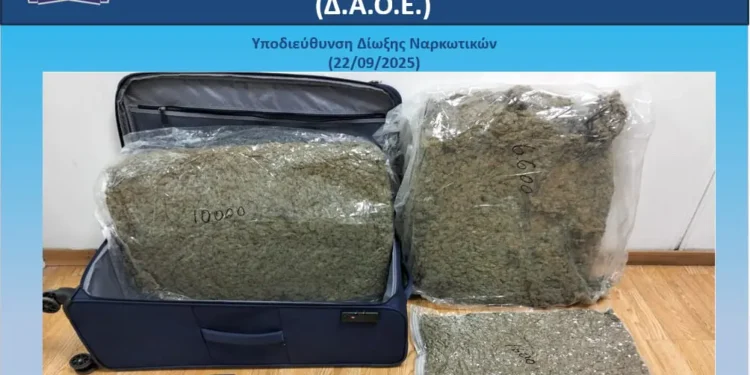 Συλλήψεις μελών Ε.Ο. με διεθνή δράση – Κατασχέθηκαν περισσότερα από 36 κιλά ακατέργαστης κάνναβης