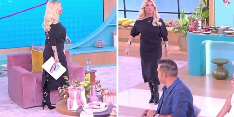 «Το παιδάκι που θα γεννηθεί…» – Η ερώτηση on air της Καινούργιου που πρόδωσε την εγκυμοσύνη