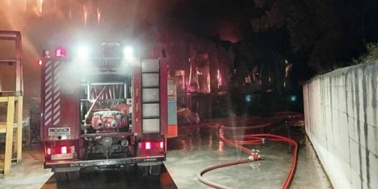 Μεγάλη φωτιά στην Κέρκυρα – Μήνυμα και από το 112
