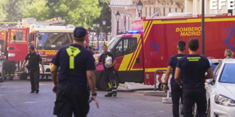 Κτήριο κατέρρευσε στη Μαδρίτη – 4 αγνοούμενοι, βίντεο από το σημείο