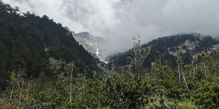 Στα λευκά το βουνό των Θεών ( Πρωινή φωτογραφία )